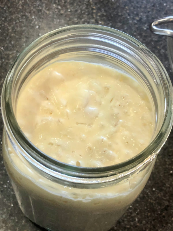 fermented dairy in jar