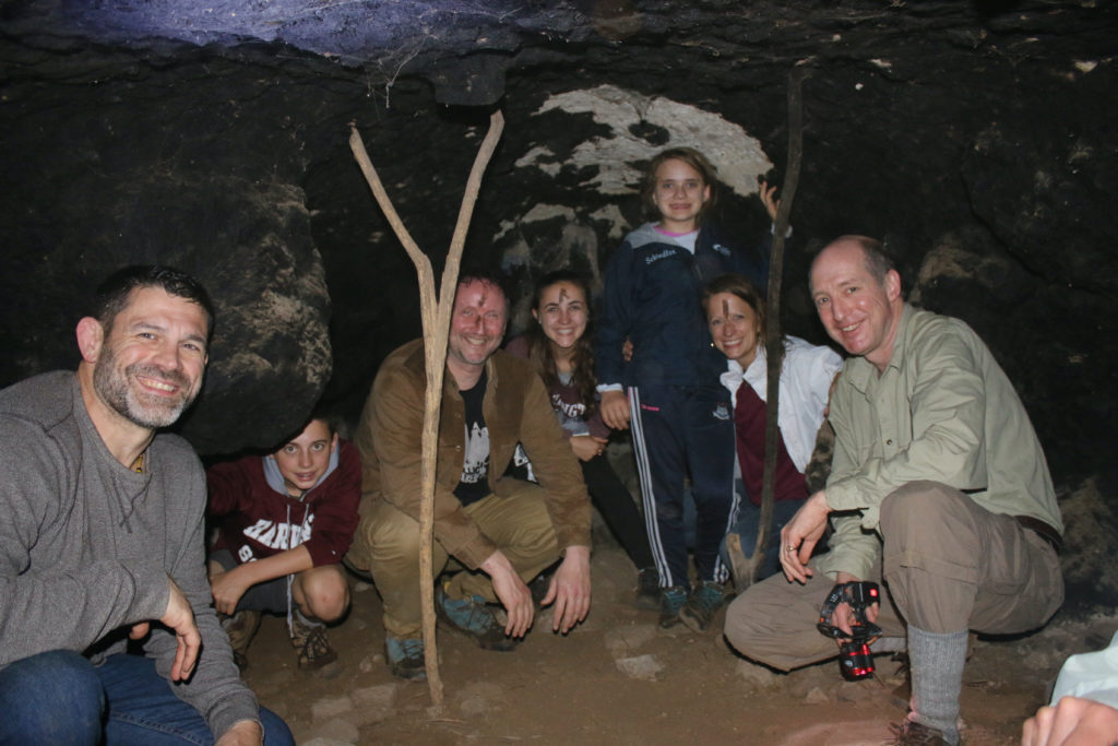 Family In a cave in Kenya